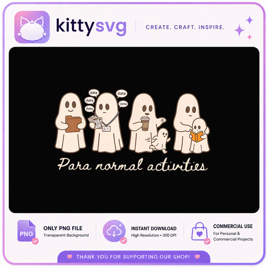 Para Normal Activities Ghost PNG, Funny Halloween Ghost PNG, Spooky Season PNG