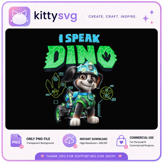 Paw Patrol Rocky I Speak Dino PNG, Rocky Paw Patrol PNG, Kids PNG