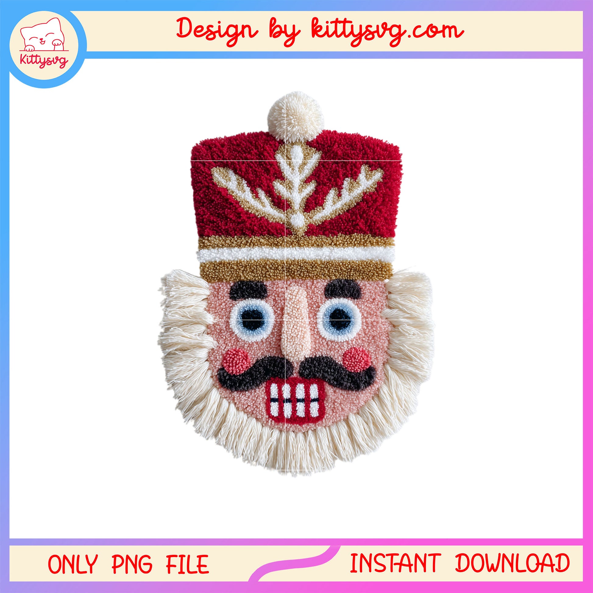 Peking nutcracker face christmas png, christmas holiday png
