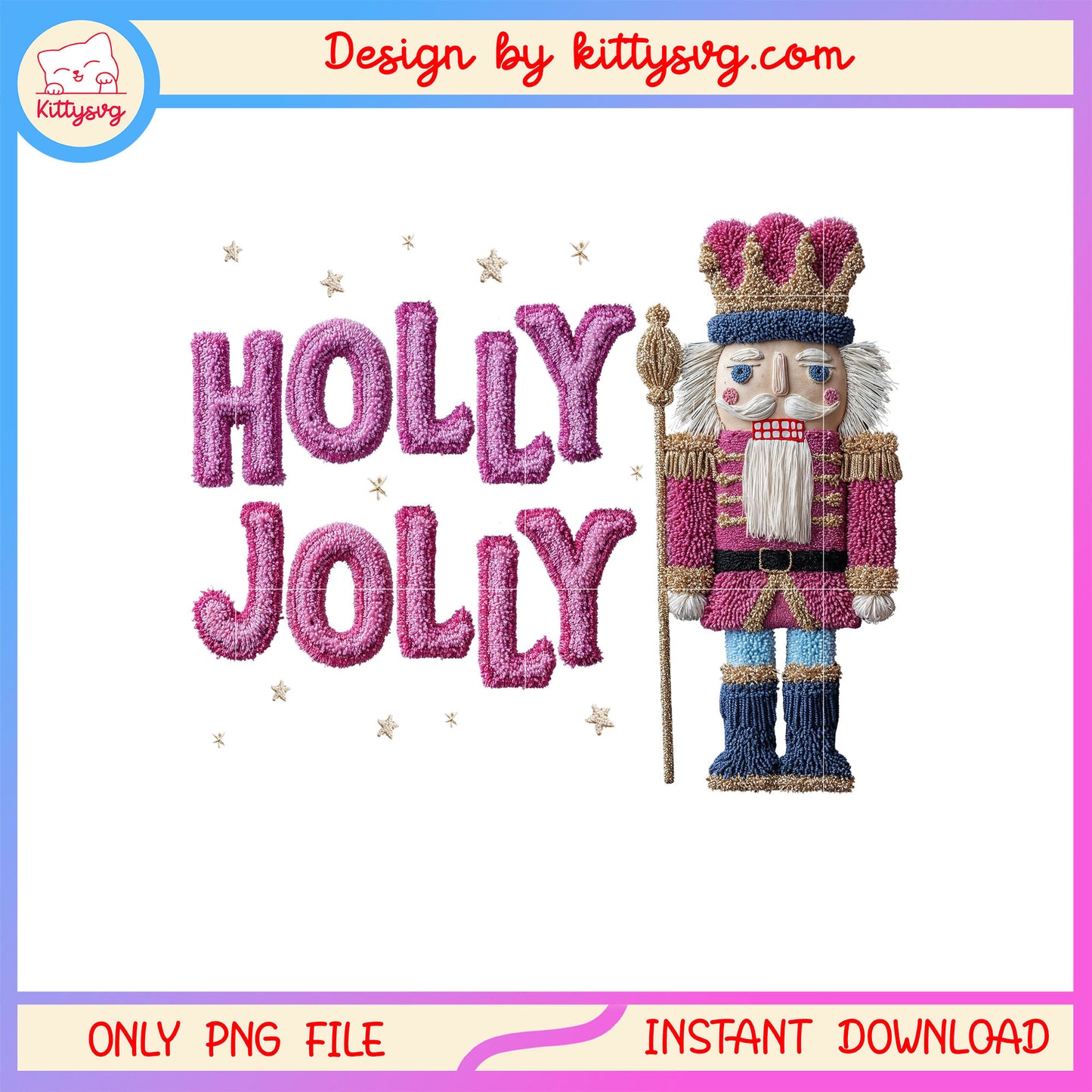 Peking nutcracker holly jolly christmas png, christmas art png
