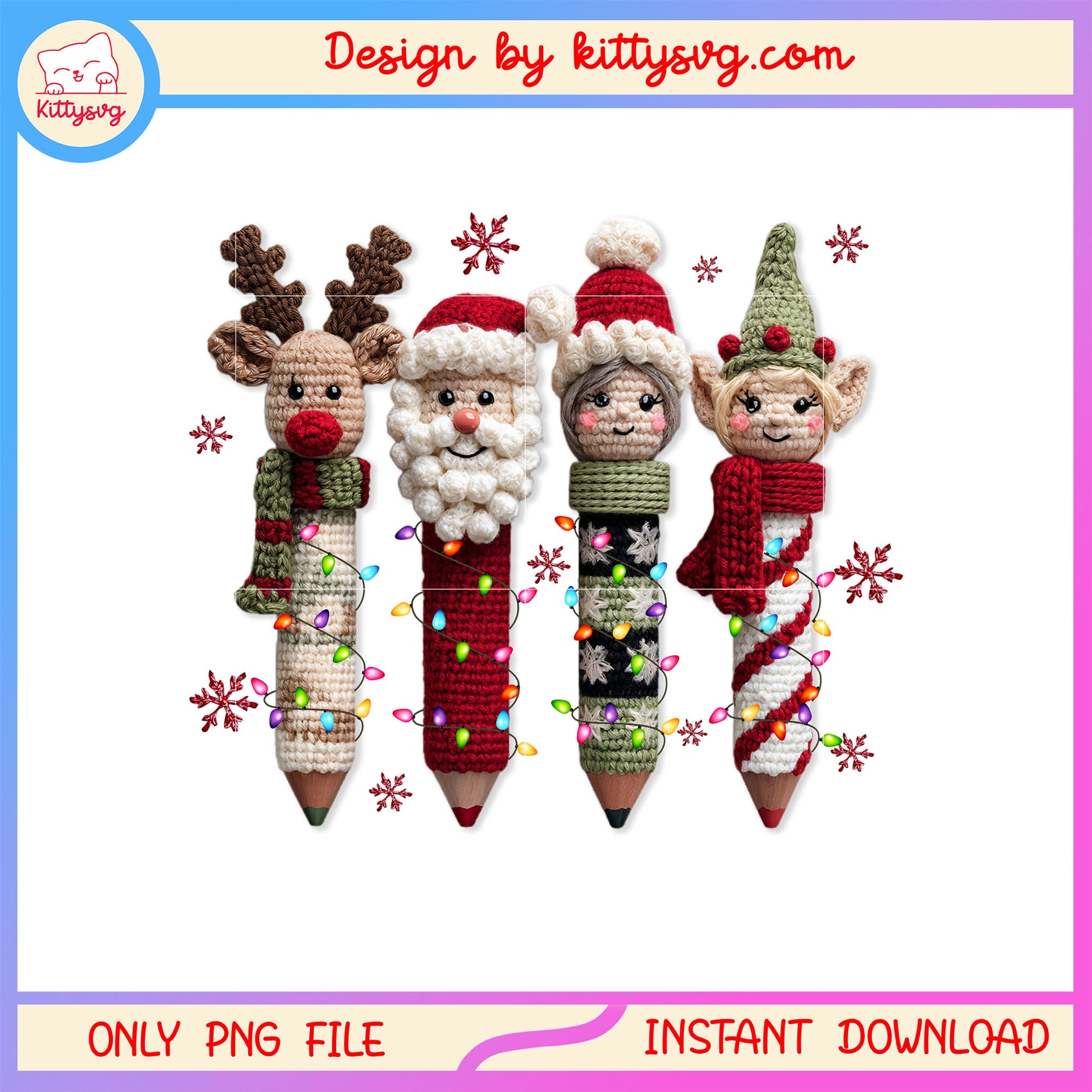 Pencil christmas ornaments patchwork png, christmas design png