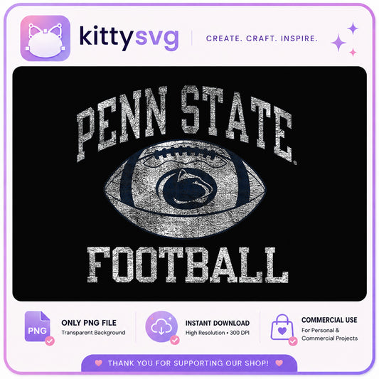 Penn State Football PNG, Nittany Lions Football PNG, College Football PNG