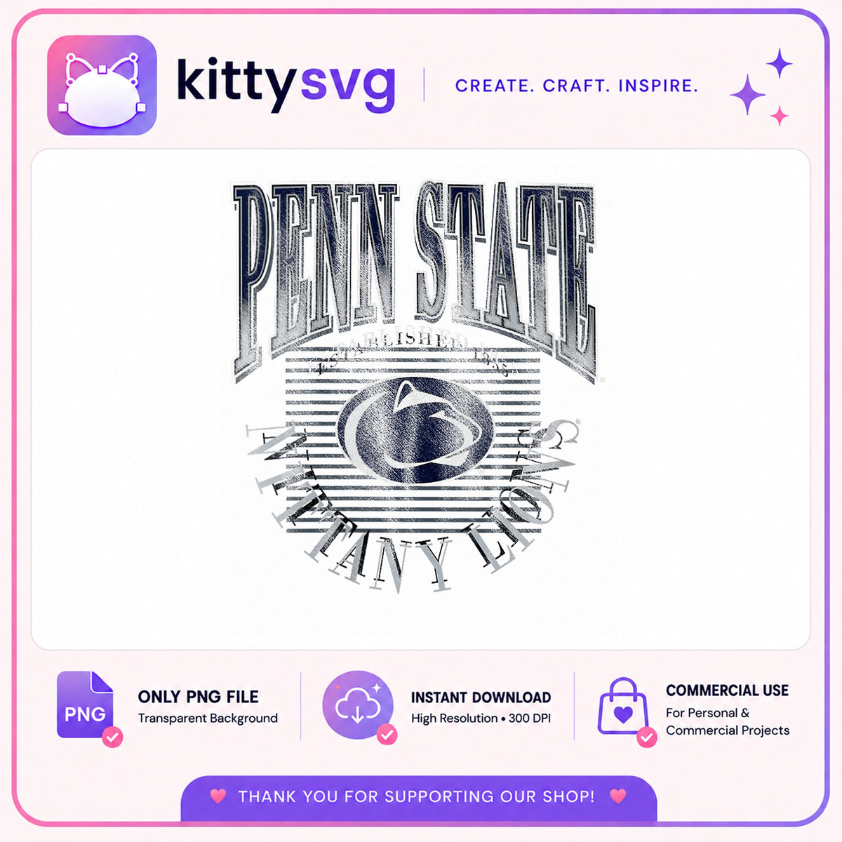 Penn State Nittany Lions PNG, College Football PNG, Game Day PNG