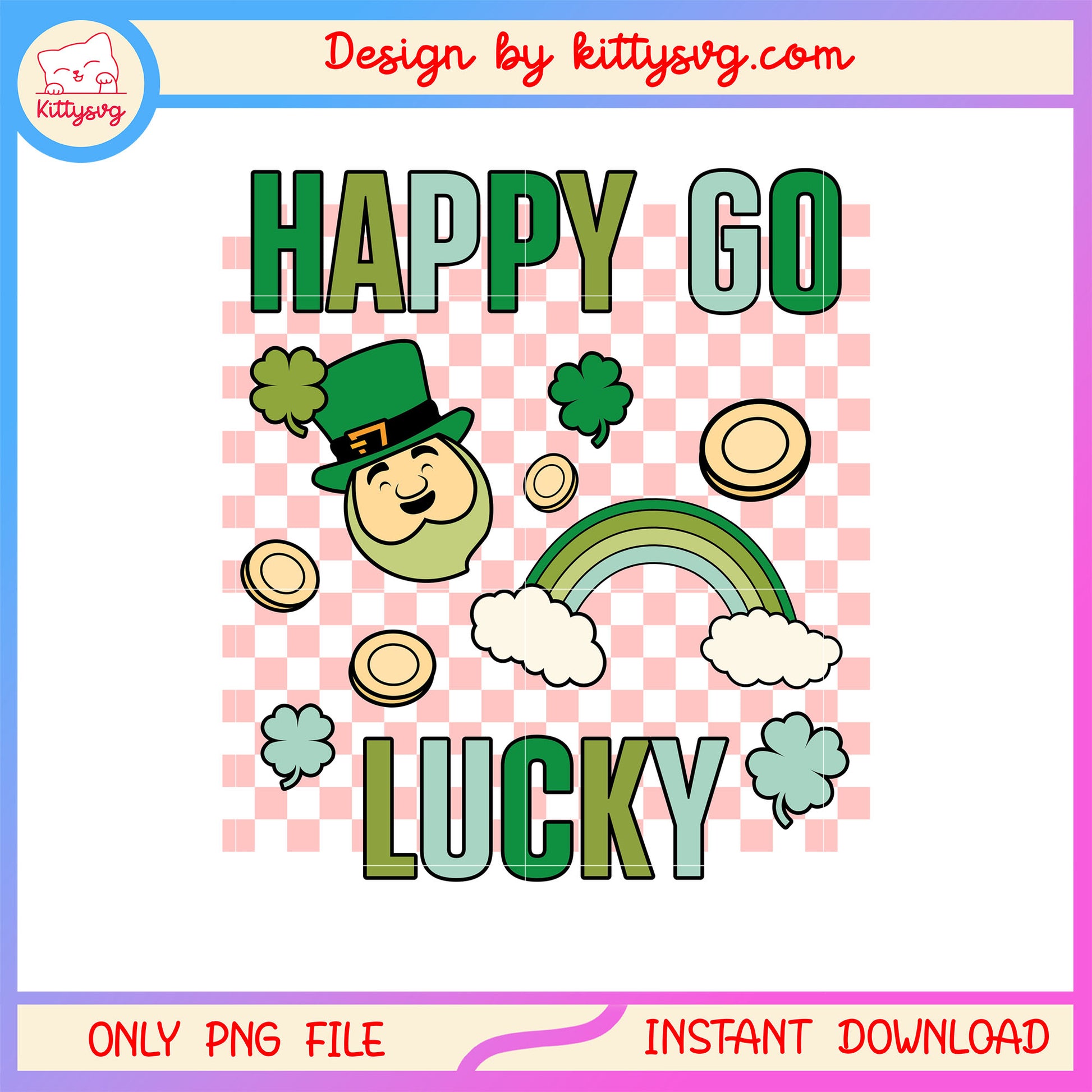 Pink sticker st patrick's png, st. patrick's day costumes​ png
