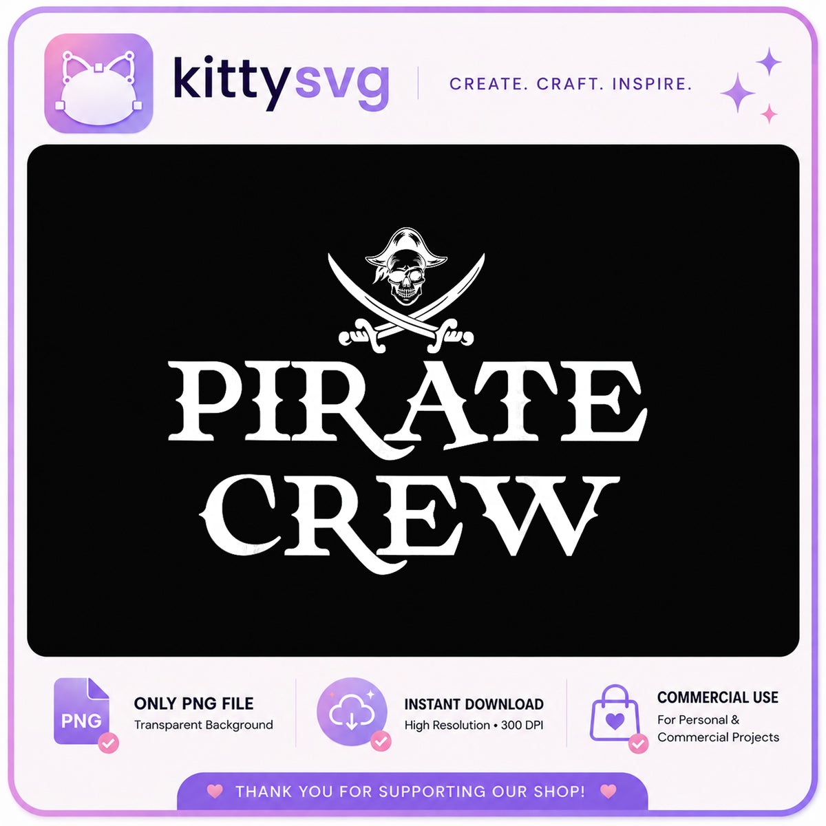 Pirate Crew PNG, Skull Crossbones Pirate, Halloween Pirate PNG