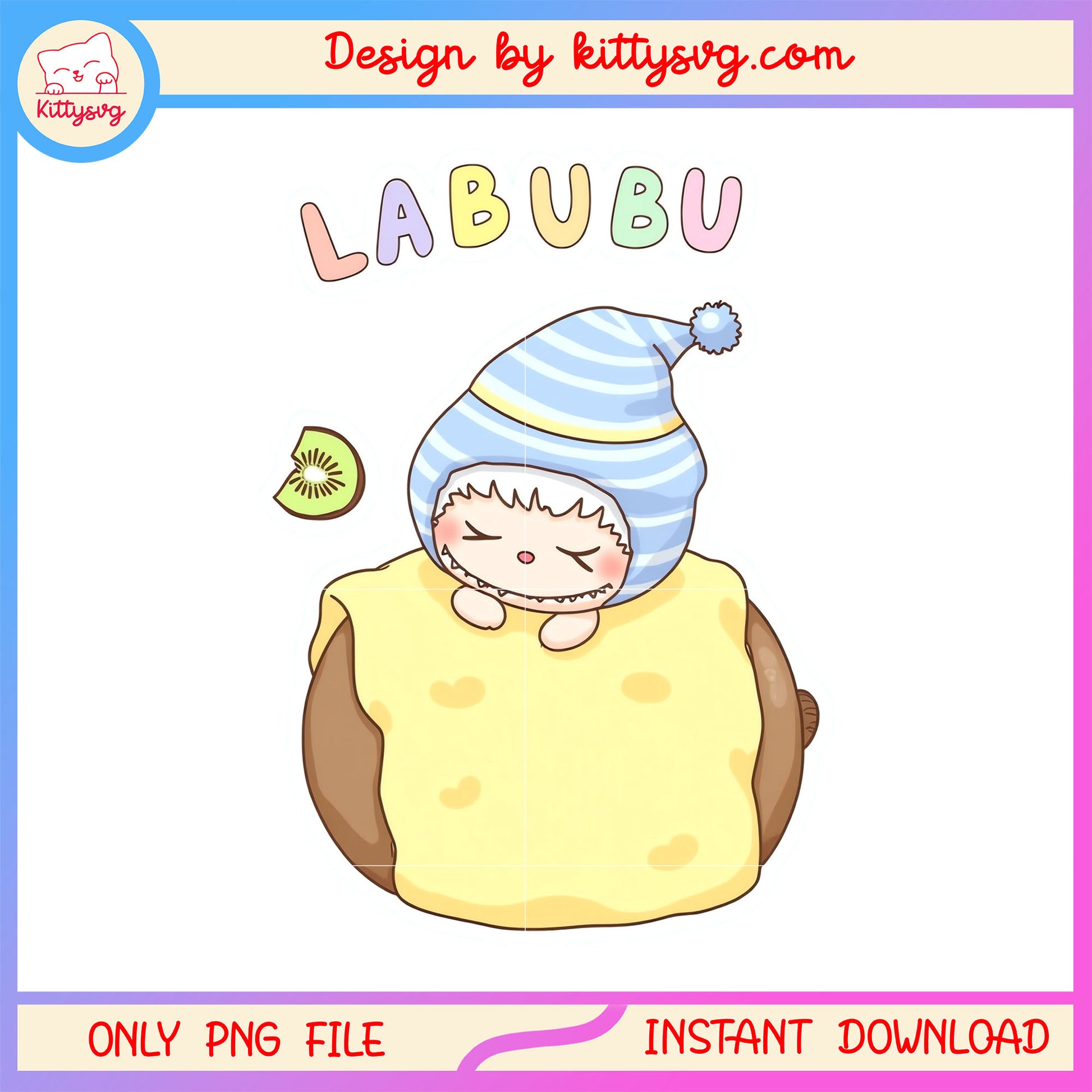 Pop mart labubu v1 cute sleeping doll design png, labubu toy png