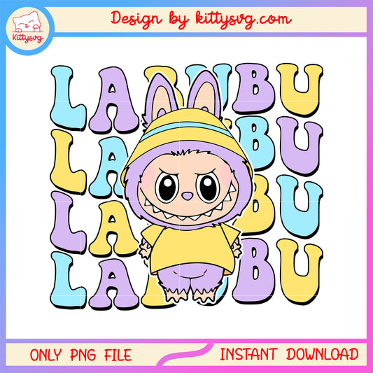 Pop mart the monster labubu design png, pop mart labubu png