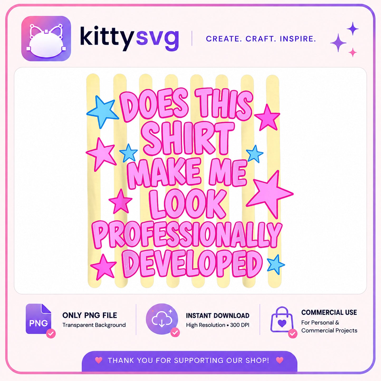 Professionally Developed Teacher PNG, Funny Quote PNG, Teacher PNG