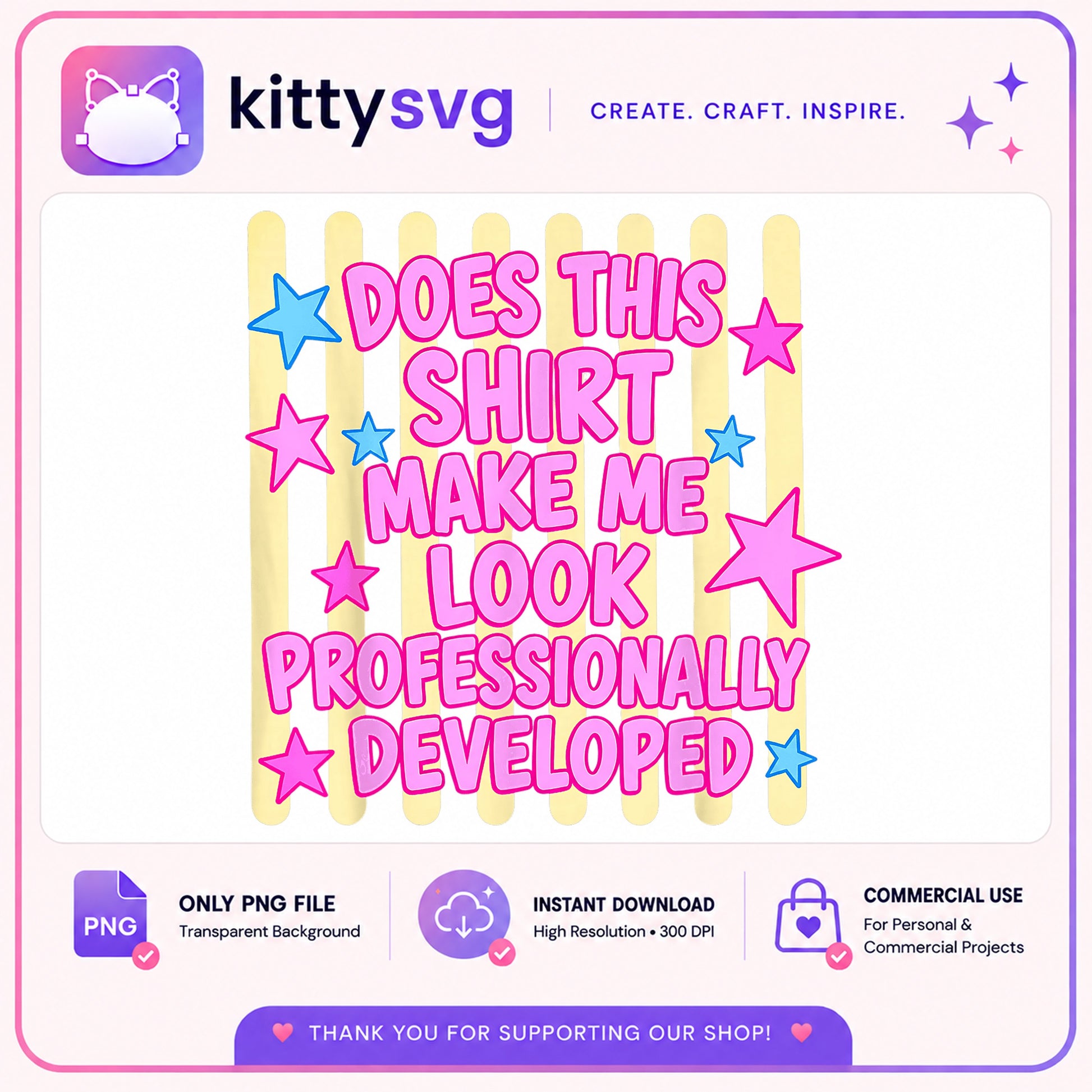 Professionally Developed Teacher PNG, Funny Quote PNG, Teacher PNG