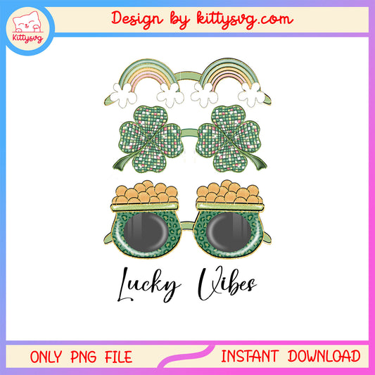 Rainbow and clover patrick png, st patrick's day clover png