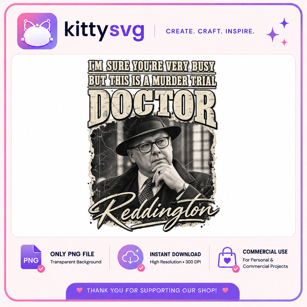 Reddington This Is A Murder Trial PNG, The Blacklist PNG, Funny Quote PNG