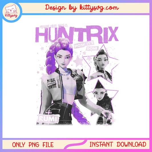 Retro poster rumi how it's done design png, kpop poster png