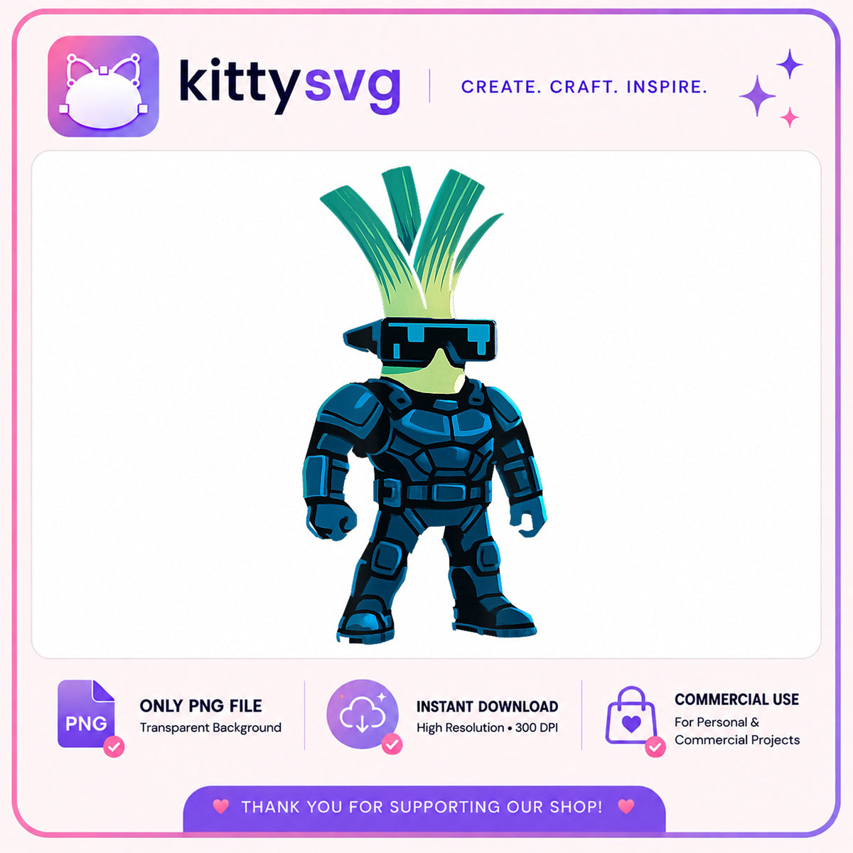 Roblox Green Onion Character PNG, Funny Veggie Clipart, Gaming PNG