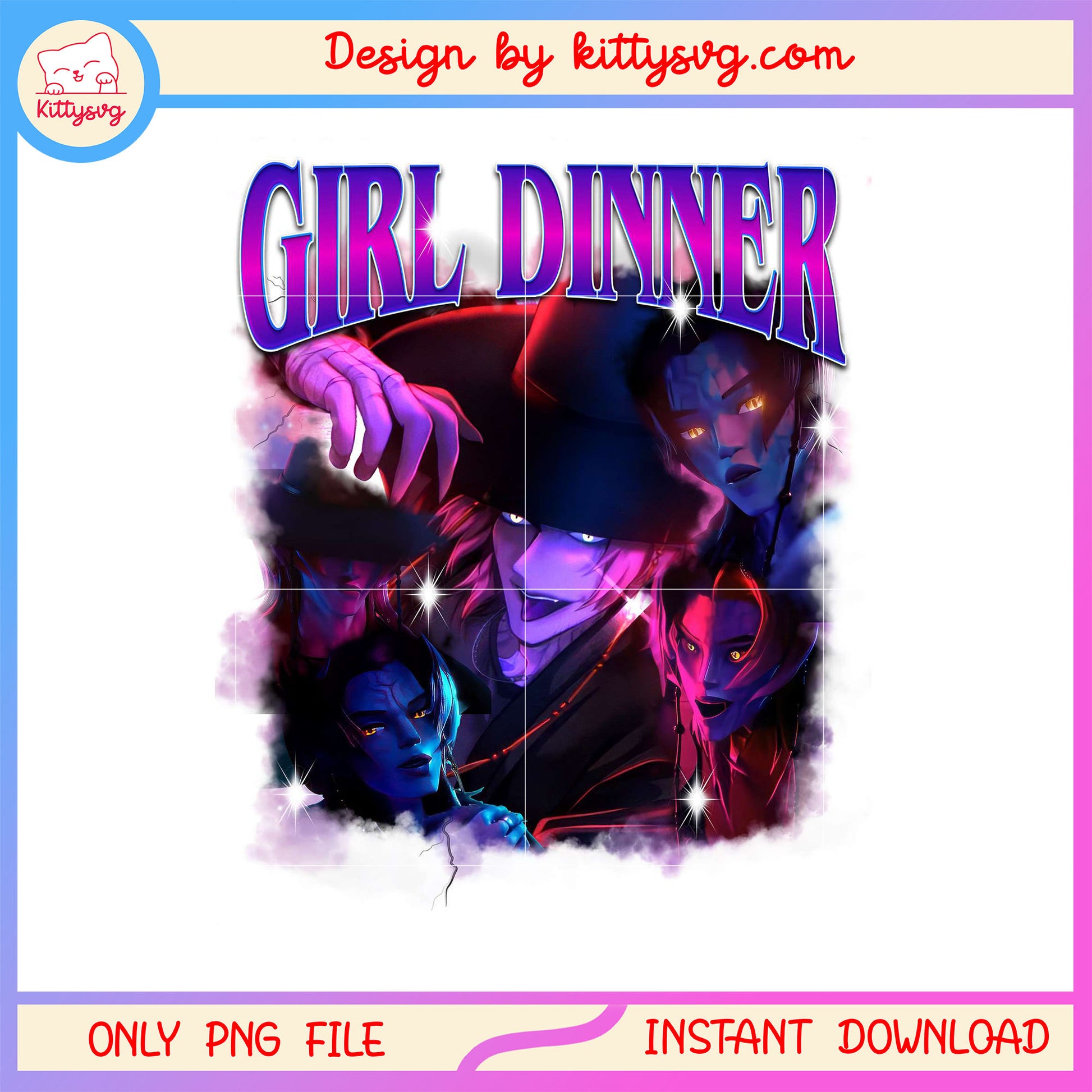 Romance demon saja boys design png, saja boys demon form png