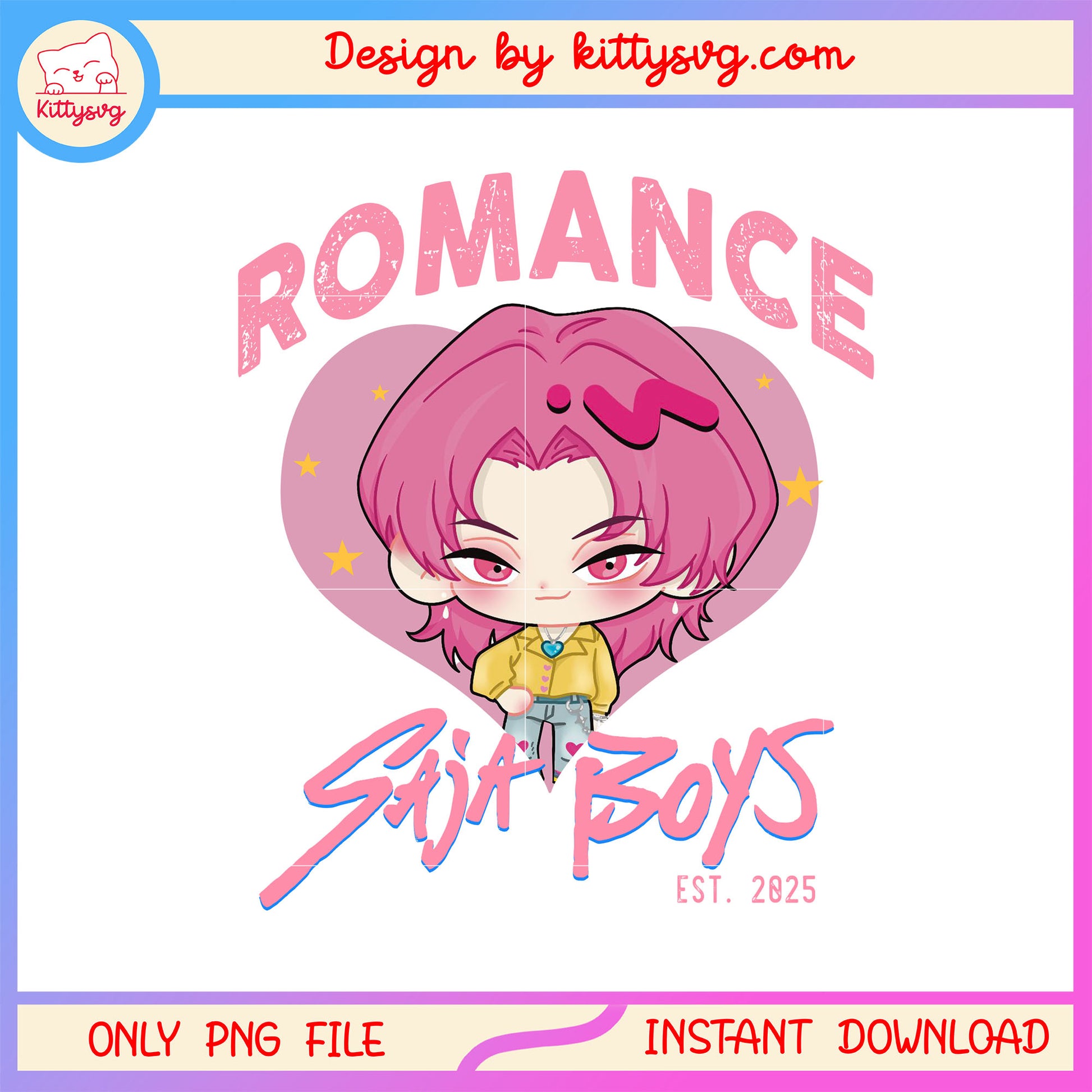 Romance saja boys est 2825 design png, the saja boys romance png