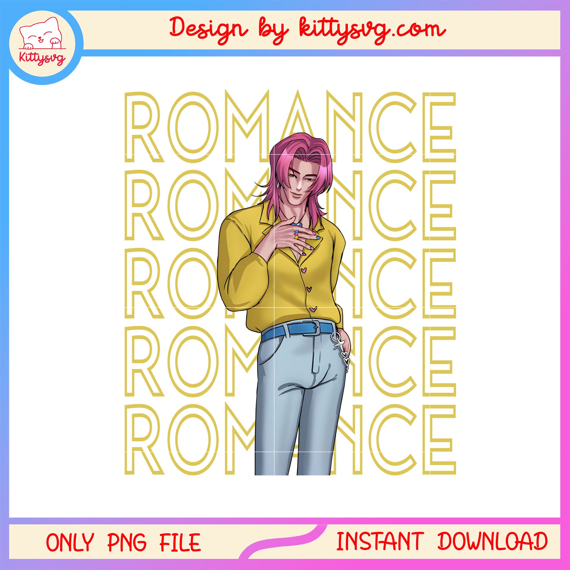 Romance saja boys member design png, romance saja boys png