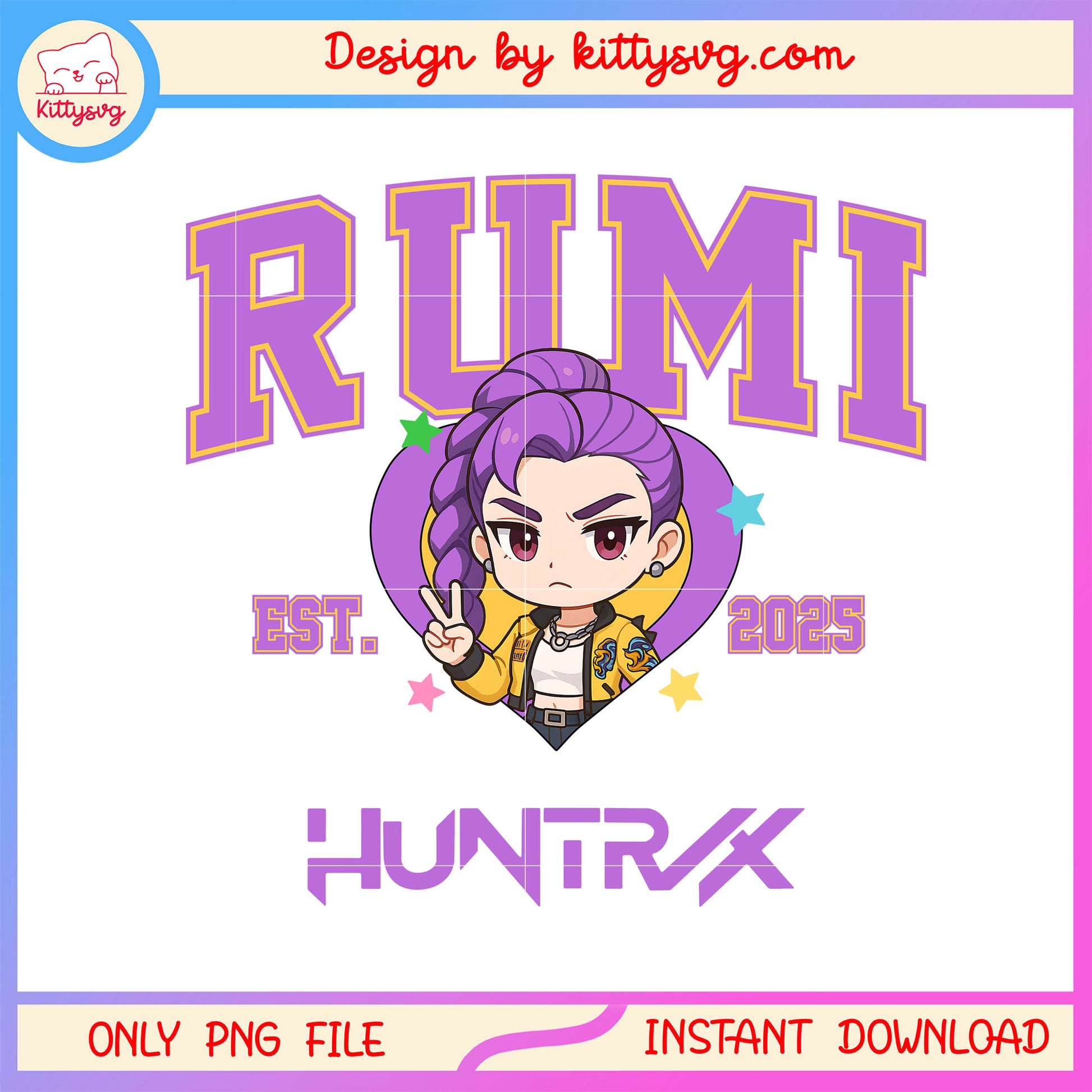 Rumi huntrix est 2025 png, kpop demon hunters rumi png