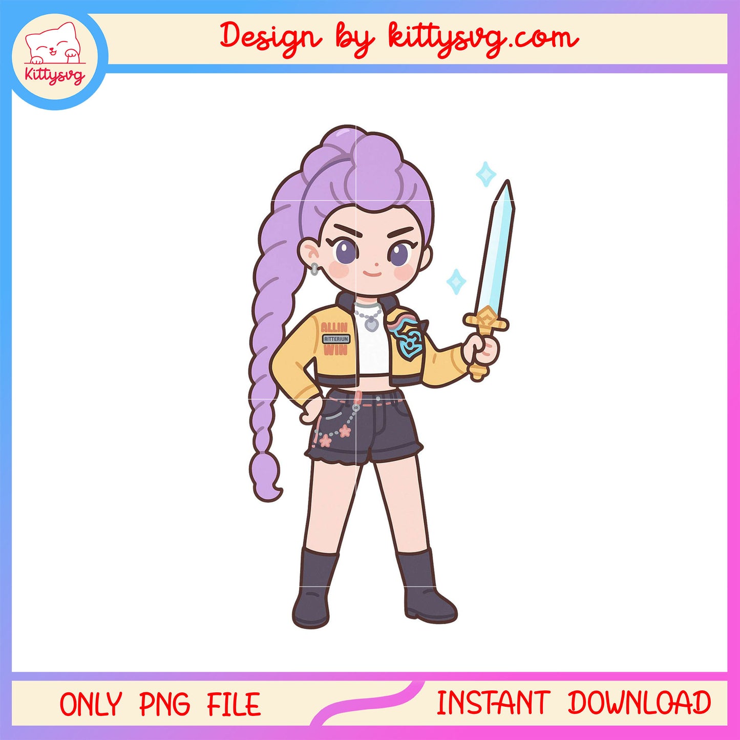 Rumi huntrix hunter outfit design png, demon hunters png