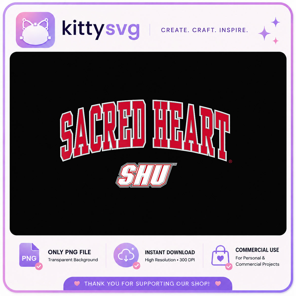 Sacred Heart University SHU PNG, College Team PNG, SHU Pioneers PNG