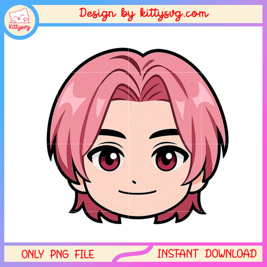Saja boys band member romance face design png, k-popmerch png
