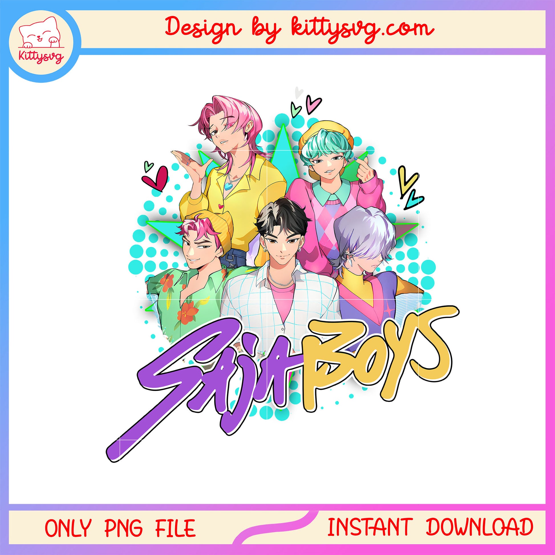 Saja boys characters design png, kpop demon hunters saja boys boy band png