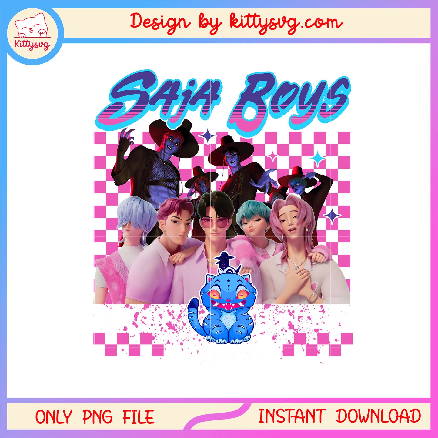 Saja boys demon and normal form design png, saja boys png