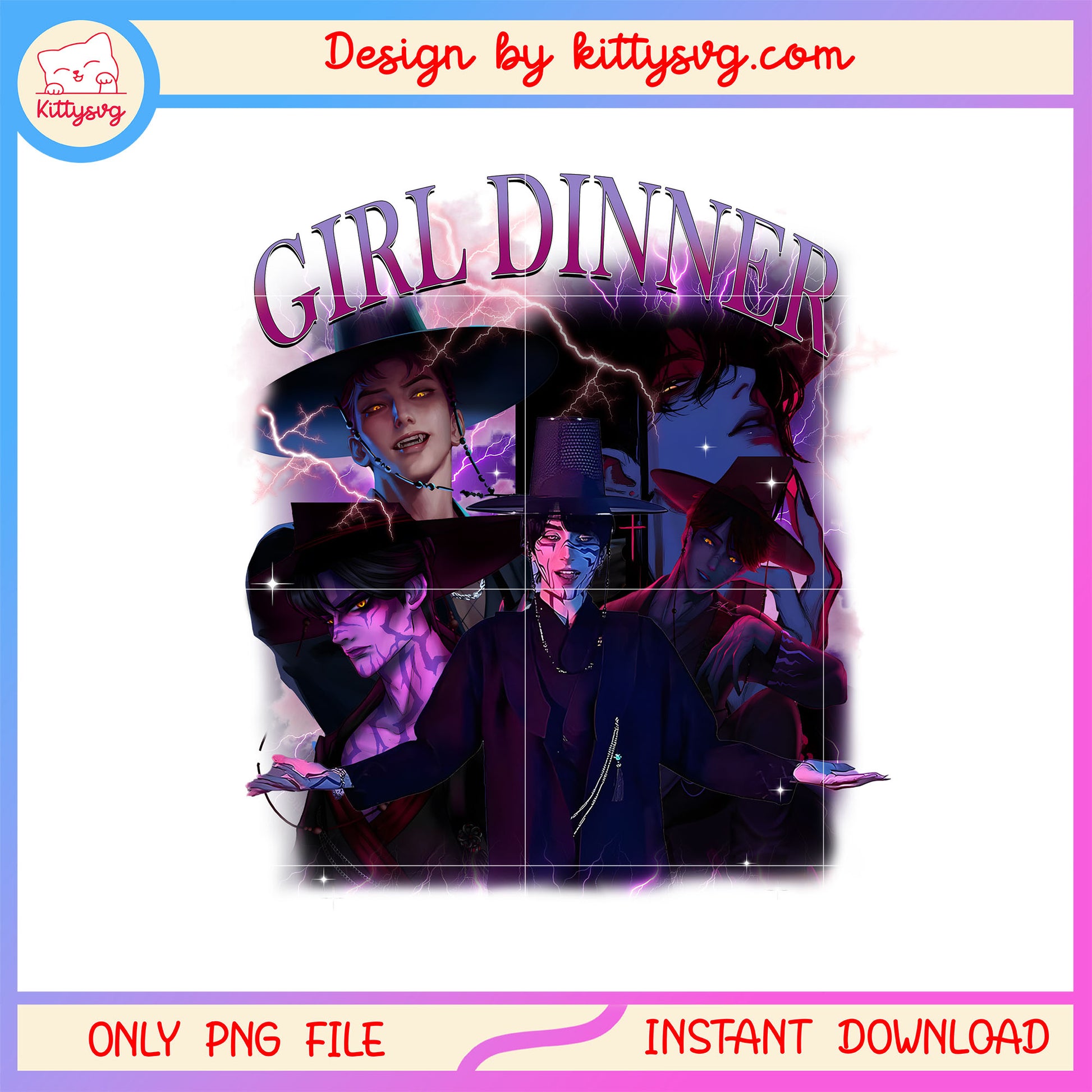 Saja boys girl dinner horror devil design png, saja boys demon png
