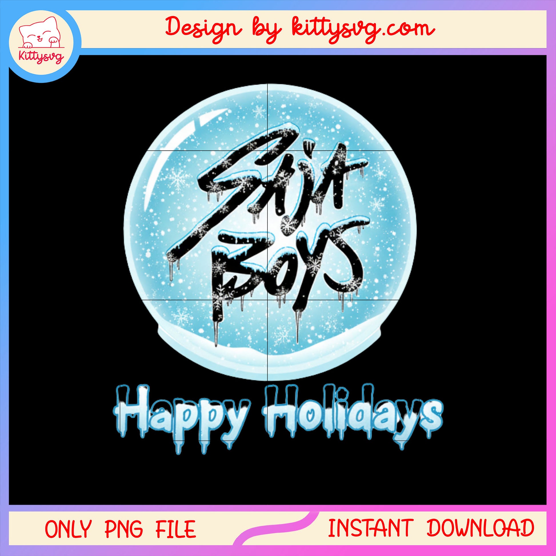 Saja boys happy holiday kpop design png, saja boys demons png 