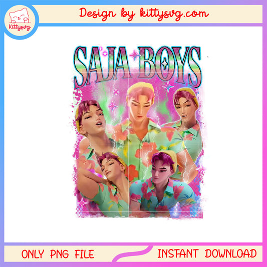 Saja boys team design png, sajaboys png, saja boys kpop movies png