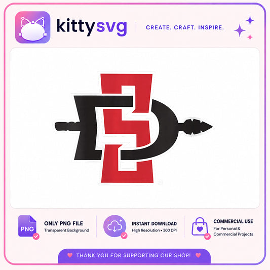 San Diego State Aztecs Logo PNG, SDSU Aztecs PNG, Football PNG
