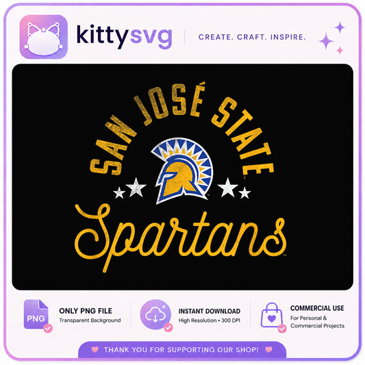 San Jose State Spartans PNG, SJSU Spartans Logo, College Football PNG