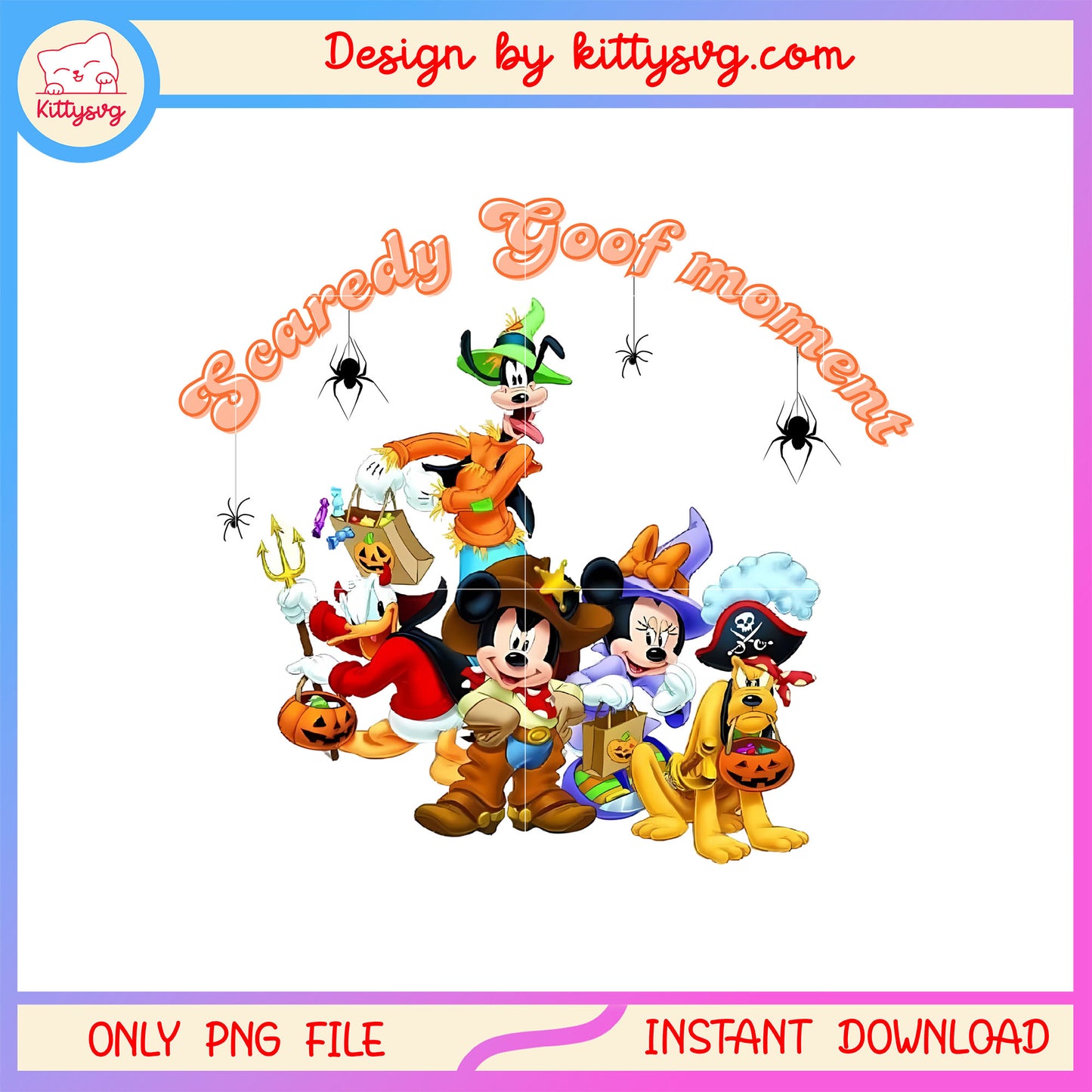 Scaredy goof moment mickey's friends png, mickey's friends png