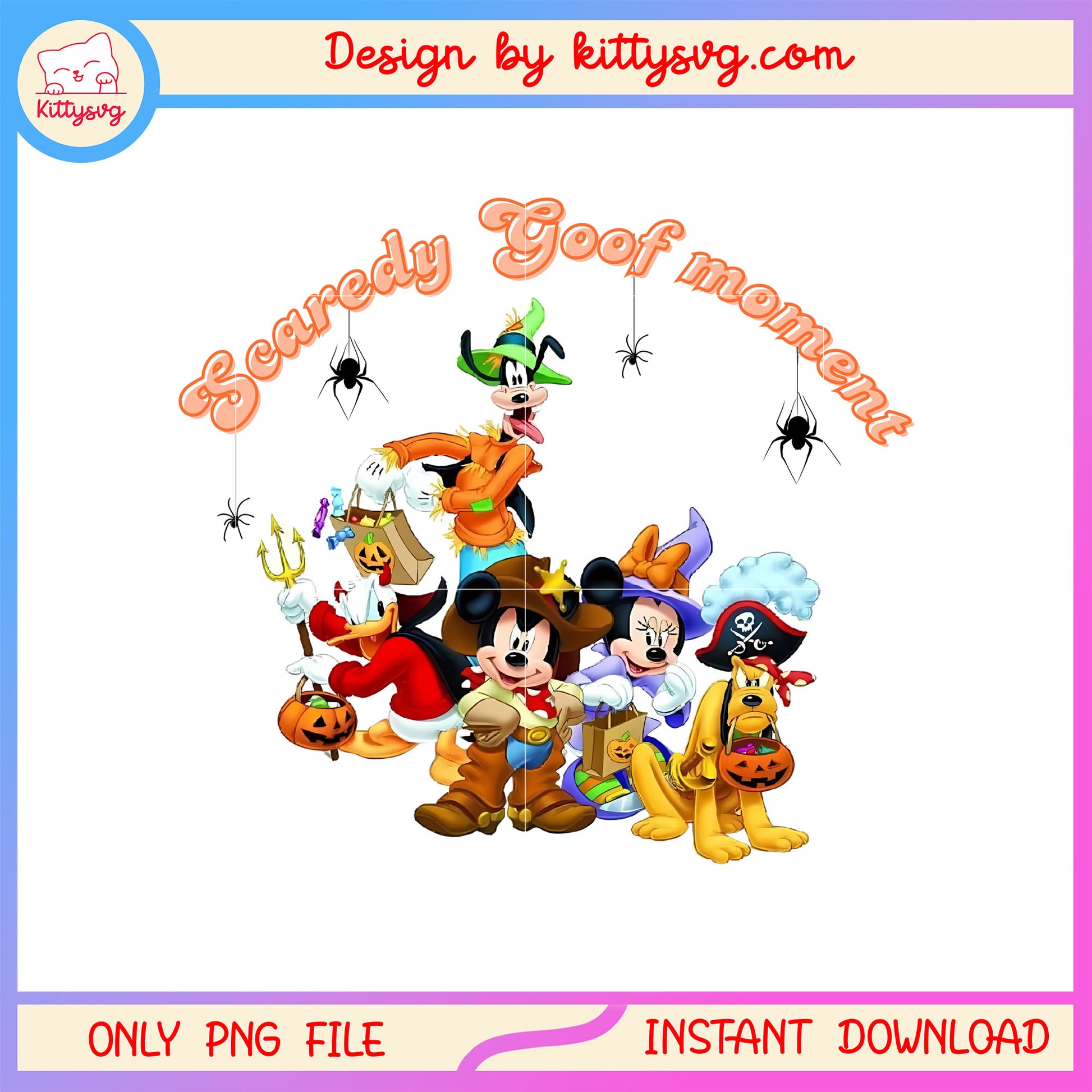 Scaredy goof moment mickey's friends png, mickey's friends png