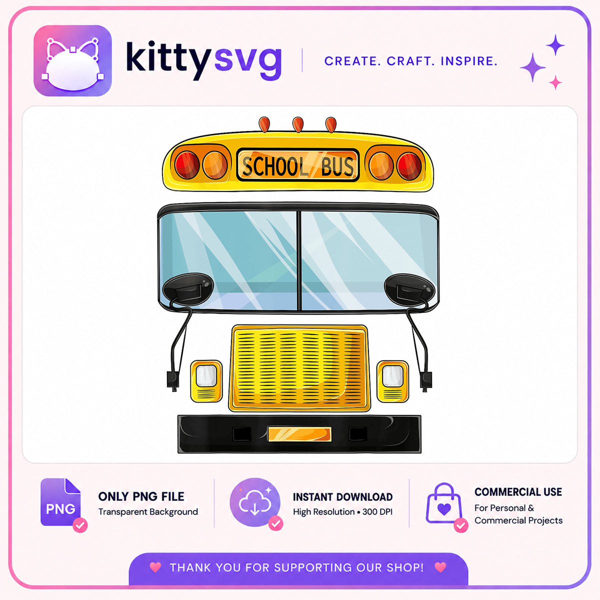 School Bus PNG Clipart, Back To School PNG, Bus PNG