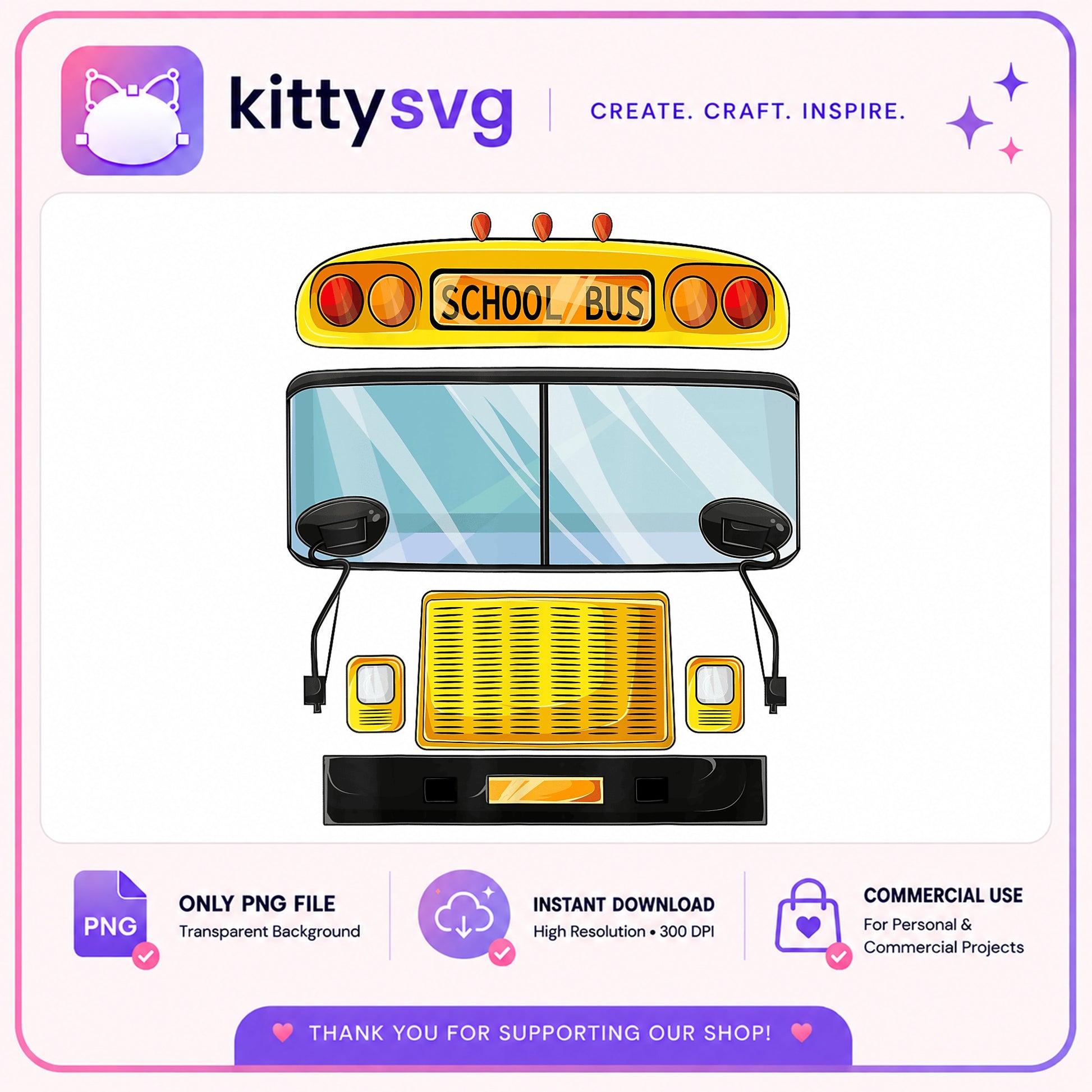 School Bus PNG Clipart, Back To School PNG, Bus PNG