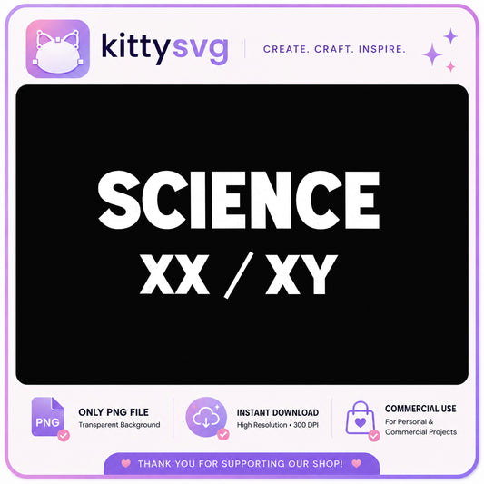 Science XX XY PNG, Gender Reveal Science PNG, Biology PNG