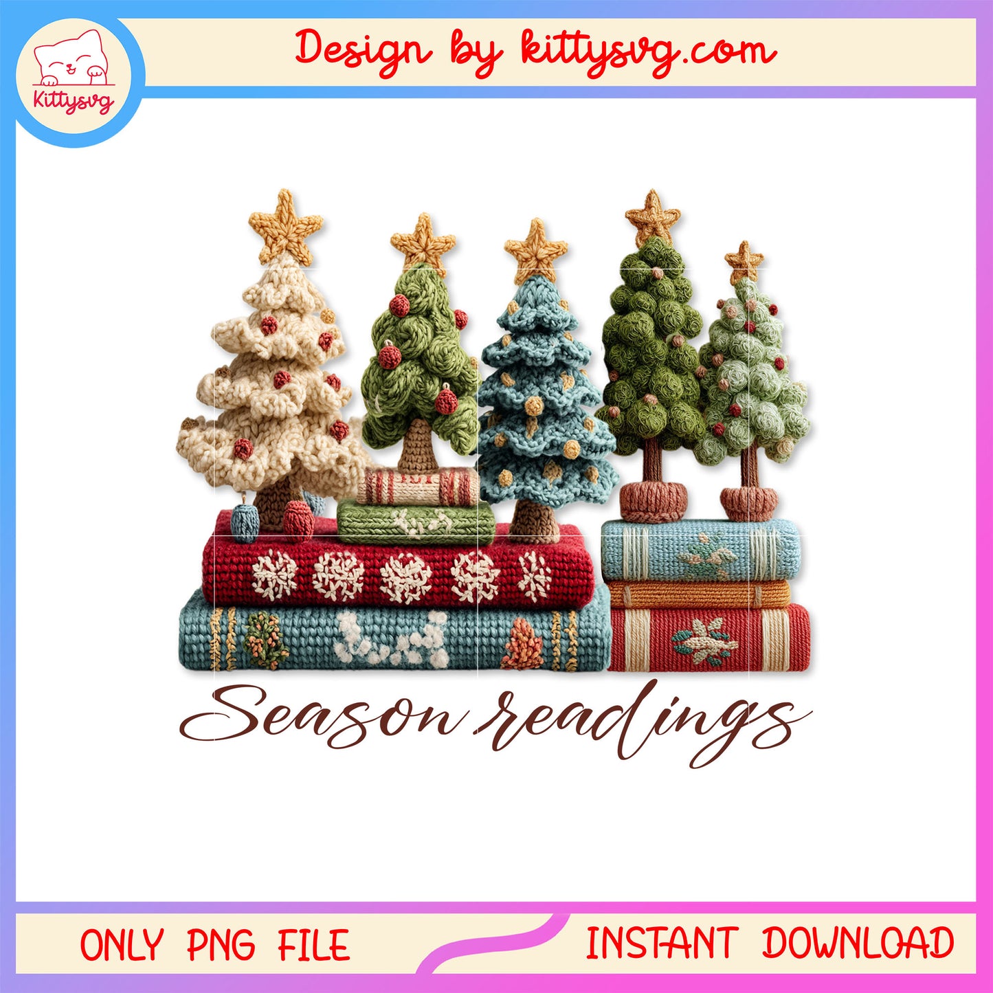 Season readings christmas trees patchwork png, christmas ideas png