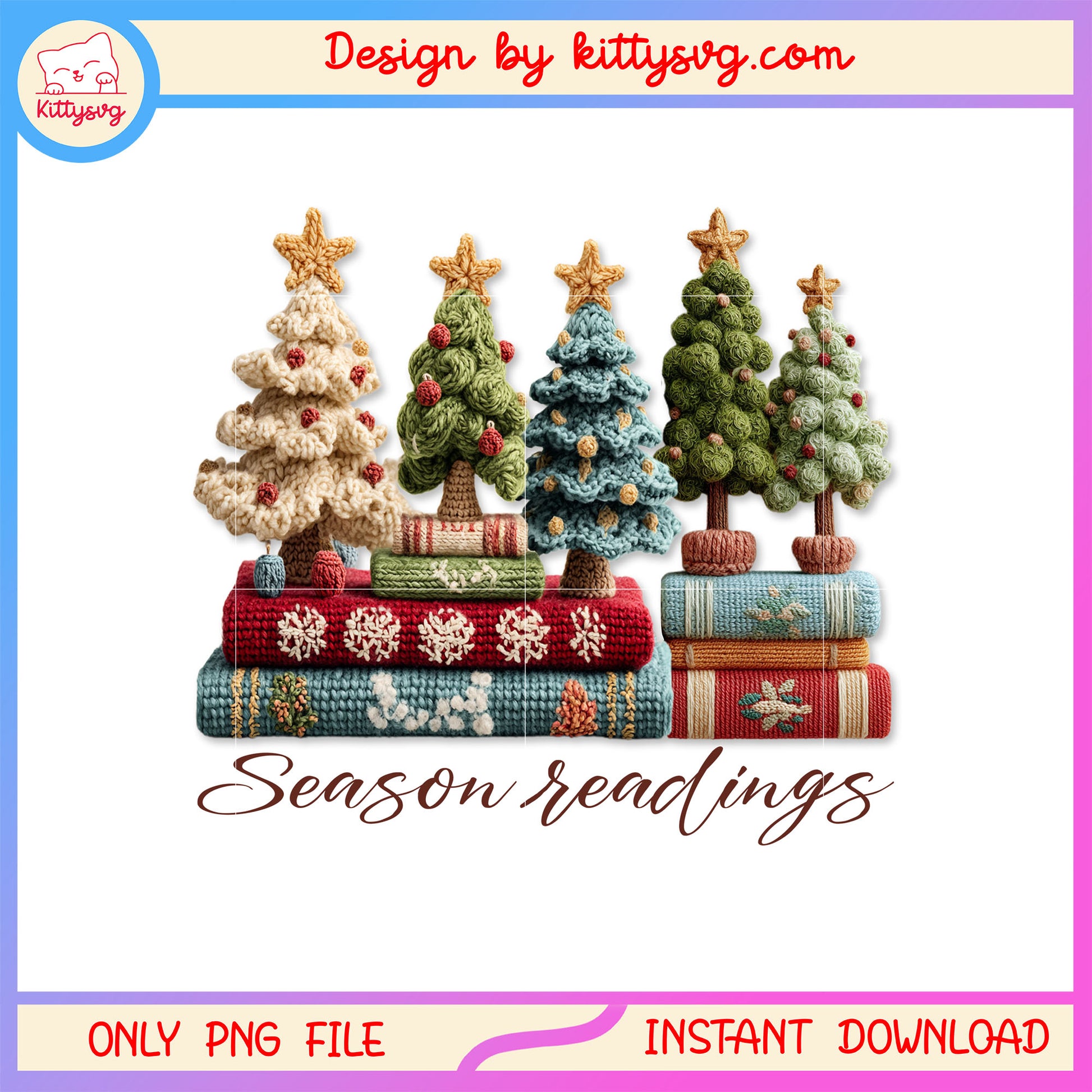 Season readings christmas trees patchwork png, christmas ideas png