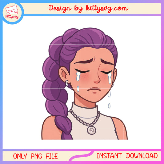 Shed tears rumi huntrix character png, huntrix girl  png