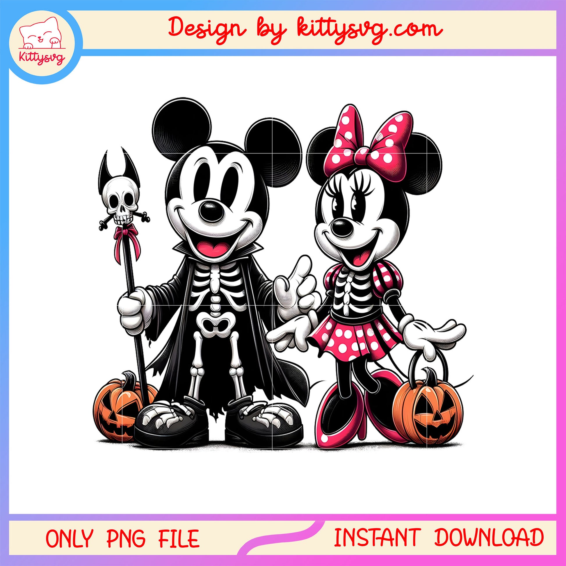 Skeleton mickey and minnie costume png, mickey and minnie mouse png