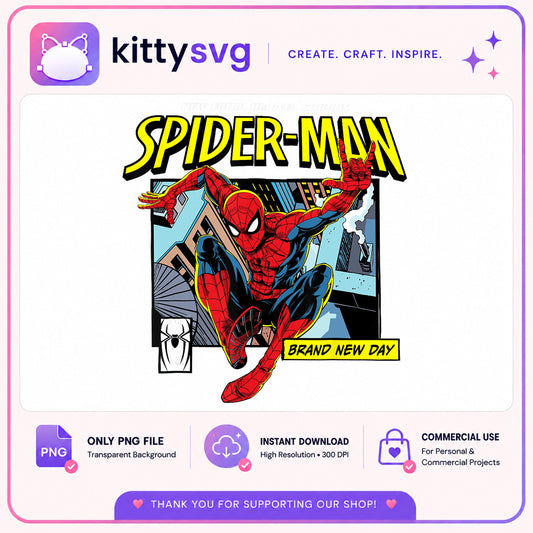 Spider-Man Brand New Day PNG, Marvel Superhero PNG, Comic PNG