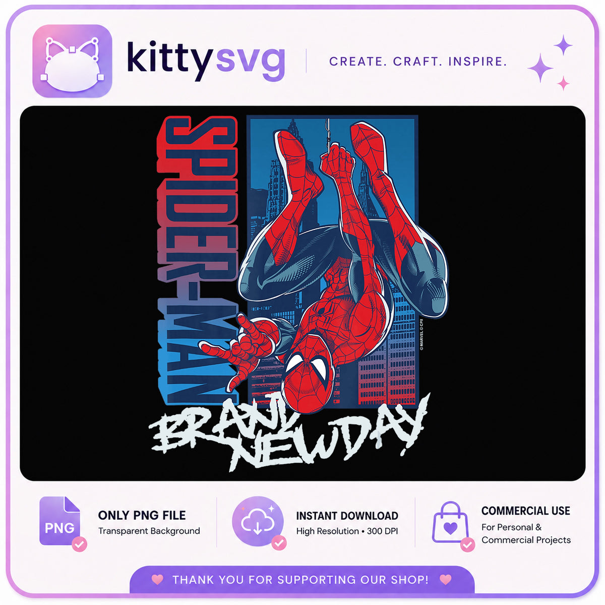 Spider-Man Brand New Day PNG, Marvel Superhero PNG, Spiderman PNG
