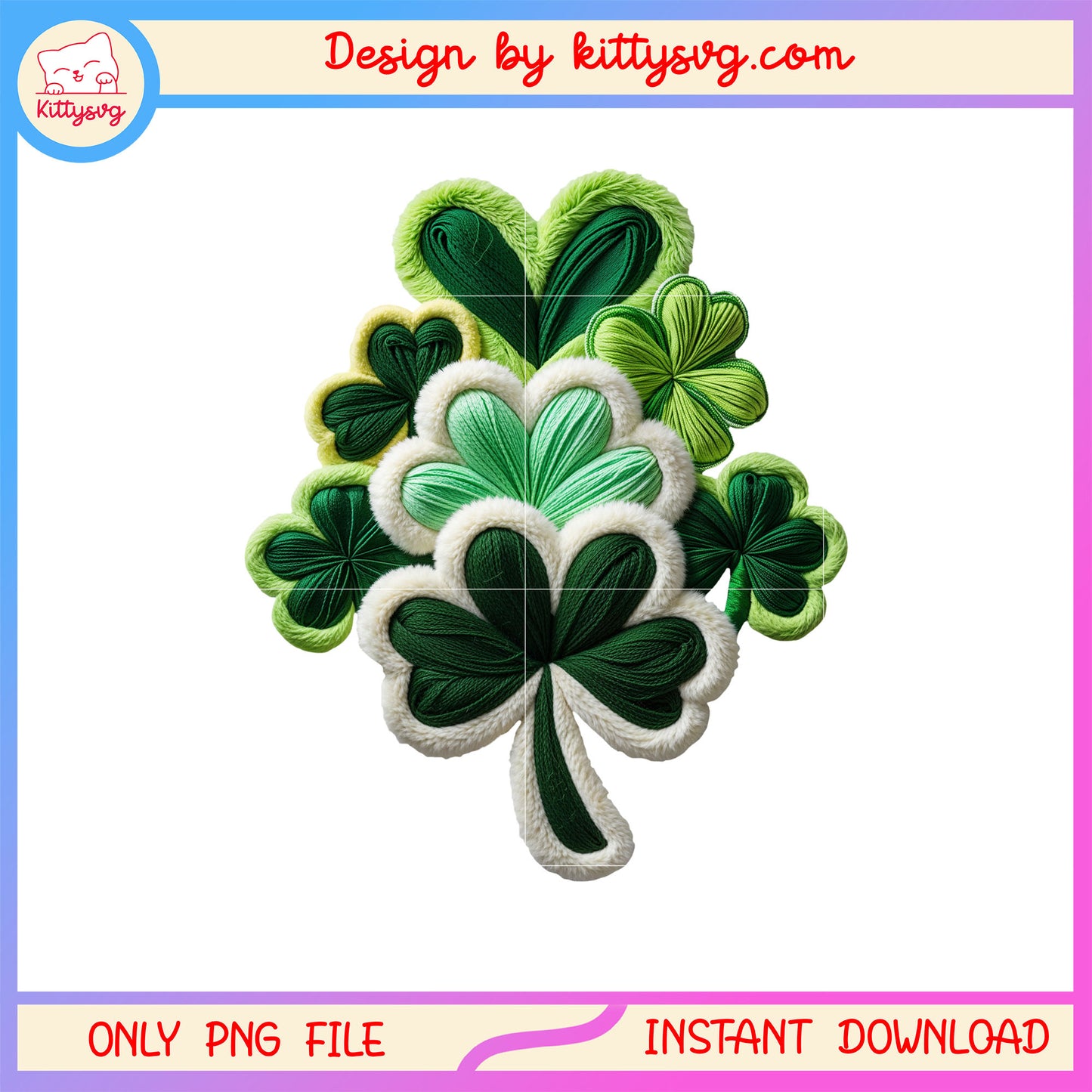 Sticker clover green patrick png, st patrick's day clover png