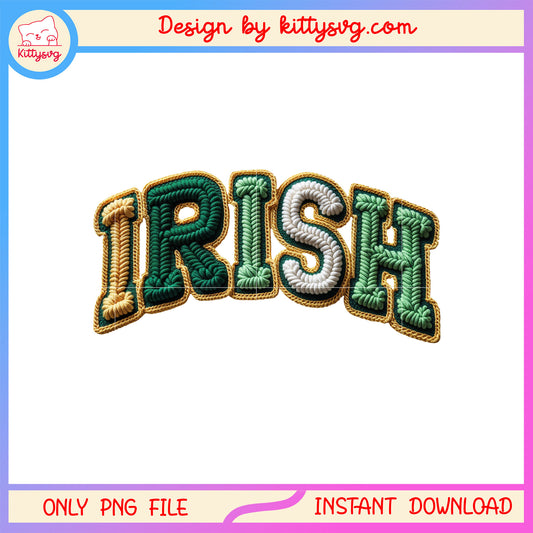 Sticker irish green patrick png, st patrick's day irish png