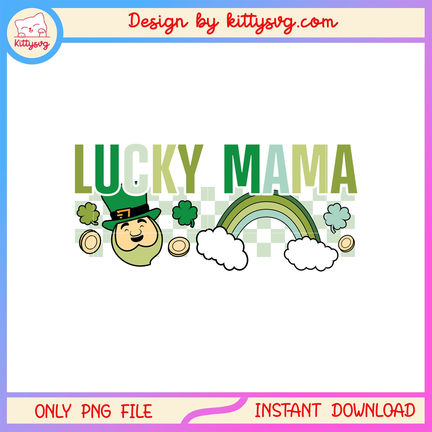 Sticker mama st patrick's png, when is st patrick's​​ png