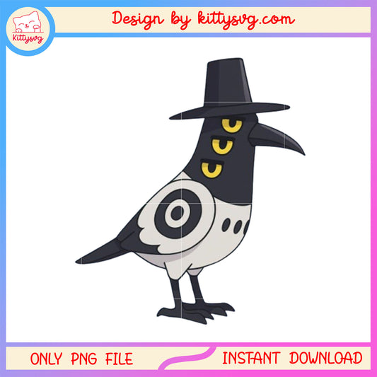 Sussy bird demon hunters design png, sussy png, huntrix movie png
