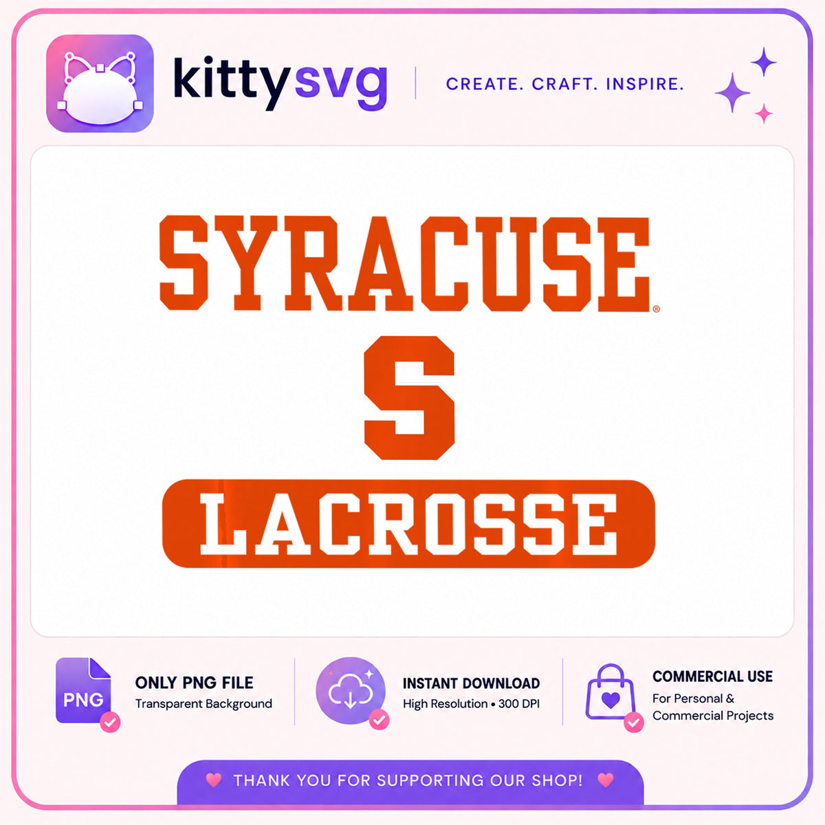 Syracuse Lacrosse PNG, College Sports Clipart, Orange Team PNG
