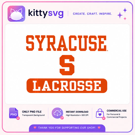Syracuse Lacrosse PNG, College Sports Clipart, Orange Team PNG