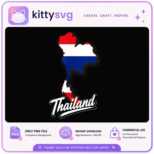 Thailand Flag Map PNG, Thailand Clipart, Country Map PNG