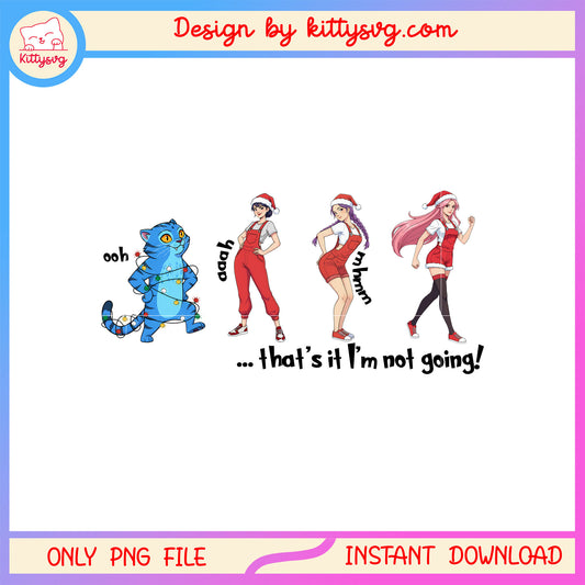 That's it i'm not going huntrix derpy tiger png, christmas art png